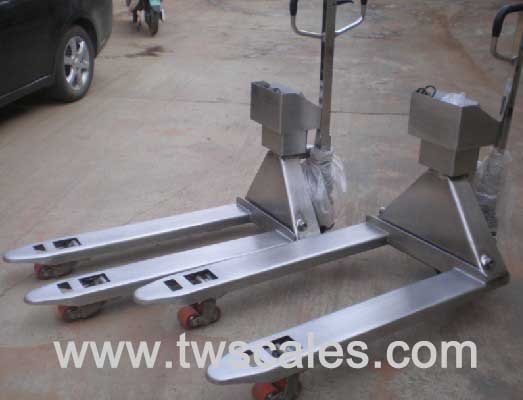 3T Stainless Steel Pallet Truck Scale