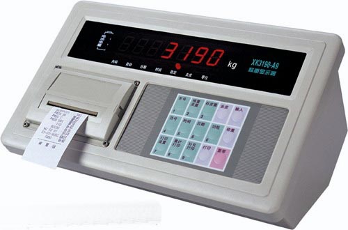 Scale Display with Built-in Printer